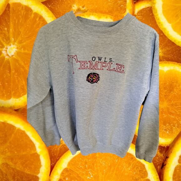 OVB Temple Owls Embroidered Gray with Owl Size Small - Picture 6 of 7